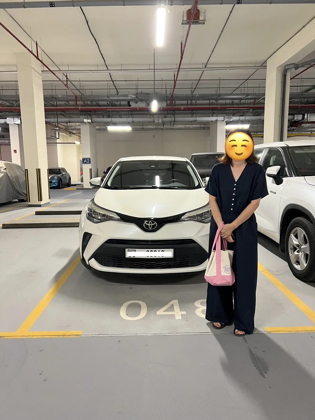 TOYOTA C-HR 2021 を購入されたお客様（お顔とナンバーは隠しています）
