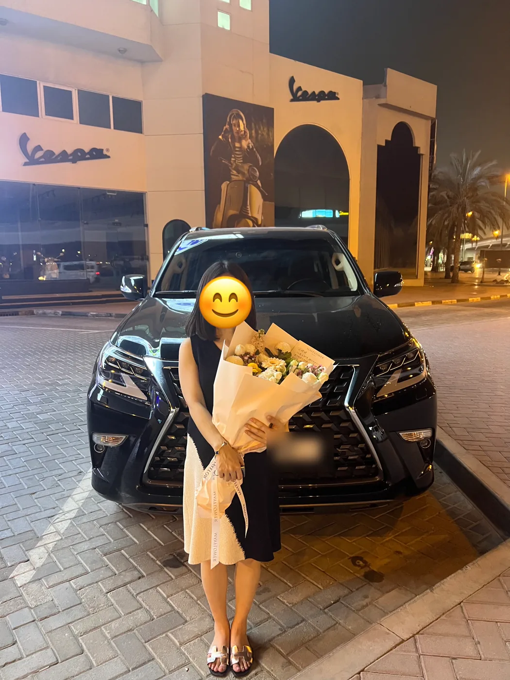 LEXUS GX 2022 を購入されたお客様（お顔とナンバーは隠しています）